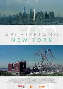 A collage of photos with the words archipelago new york in front.
